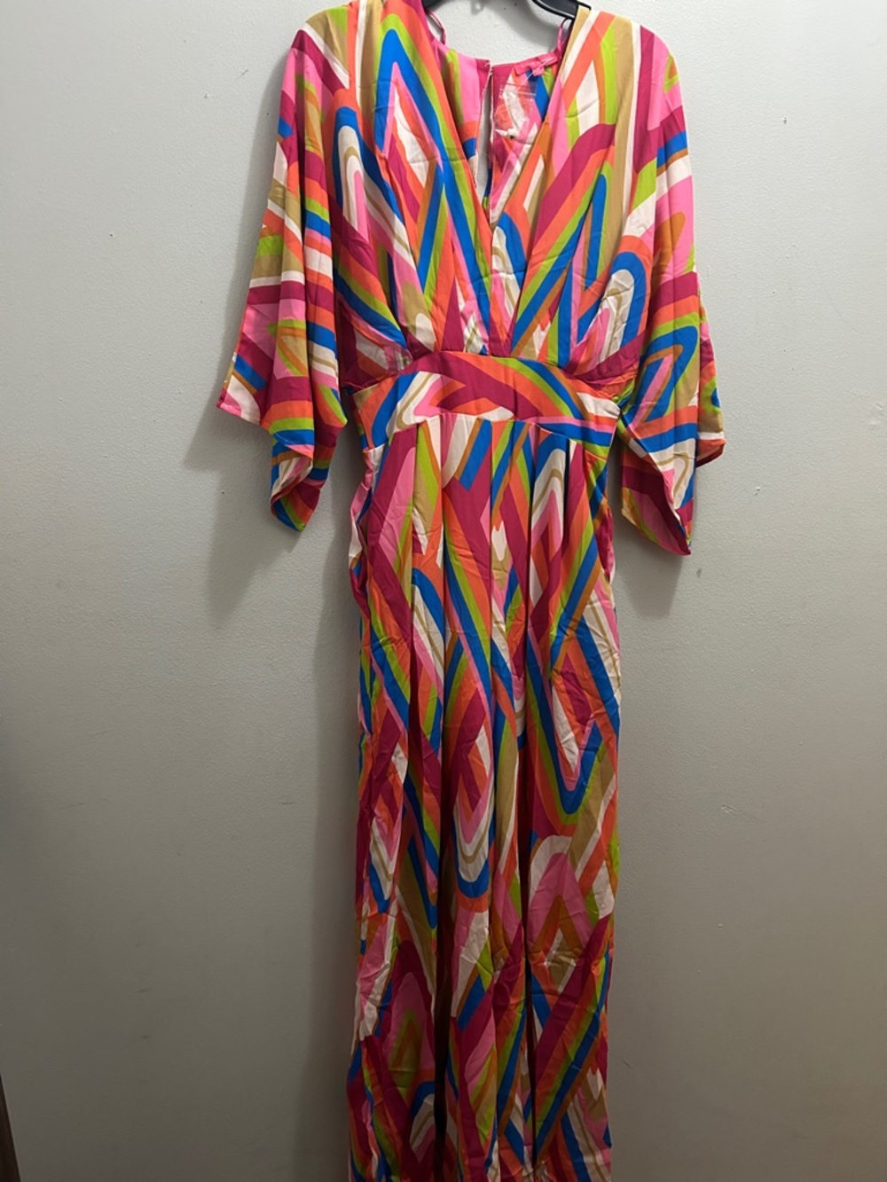 FLYING TOMATO Vibrant Multi-Color Wide-Leg Jumpsuit - Picture 5 of 7